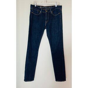 Levis Capital E Skimmer Low Skinny Jeans 31 Dark Wash Denim